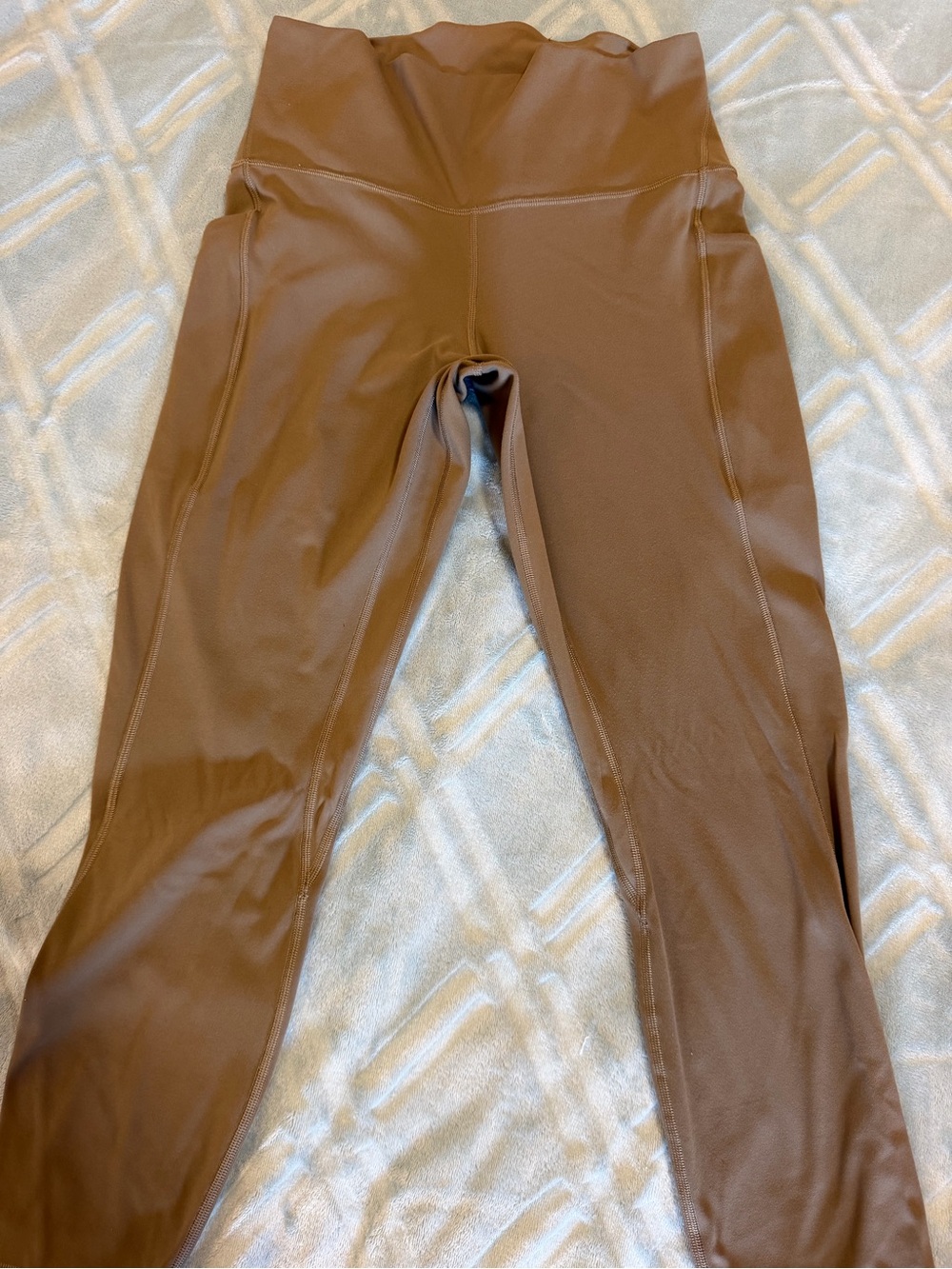 lululemon athletica High-Rise Leggings — Taupe color